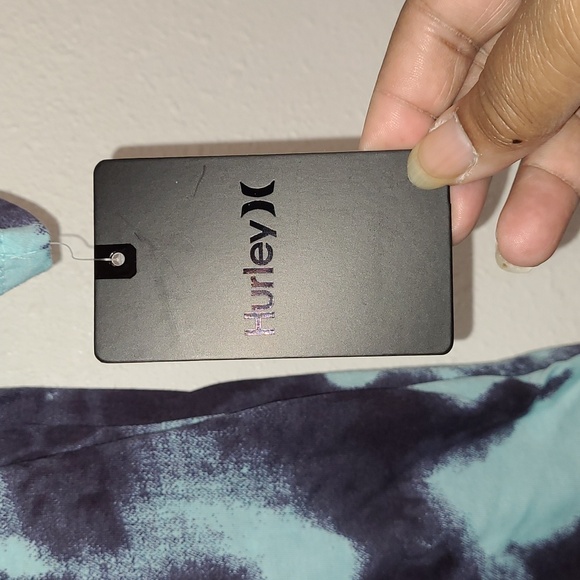 Hurley Blue Print Pattern SS Big Boy Top Tee T-Shirt Size L (Ages 12-13) BlueNWT - Picture 10 of 10